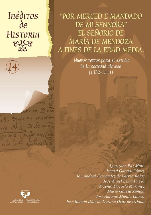 SEÑORIO DE MARIA DE MENDOZA A FINES DE LA EDAD MEDIA, EL | 9788413190327 | PAZ MORO, AGURTZANE / GARCIA GOMEZ, ISMA