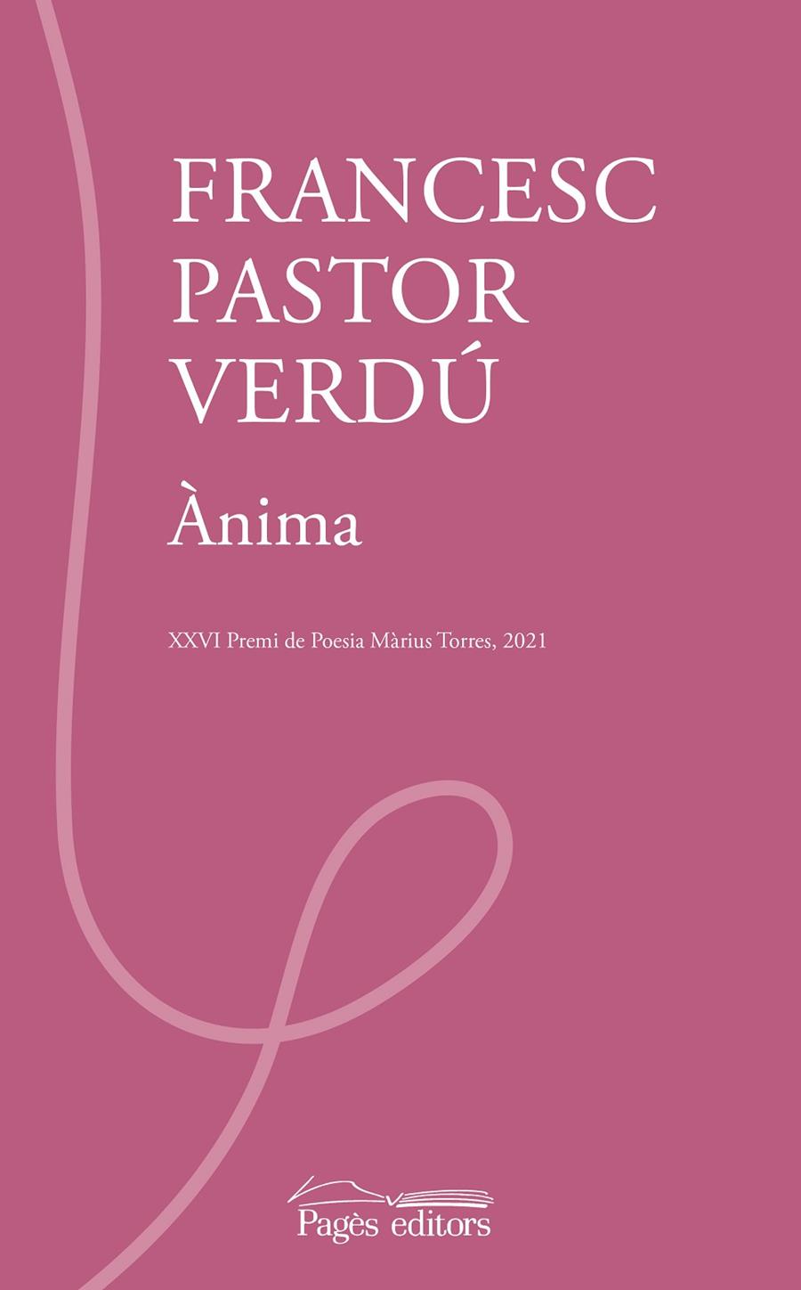ÀNIMA | 9788413034096 | PASTOR VERDÚ, FRANCESC