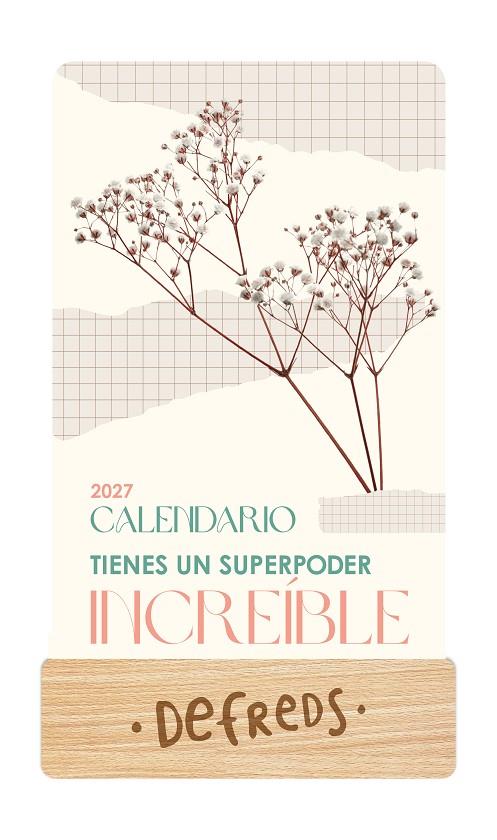 CALENDARIO MESA DE TARJETAS 2027 - DEFREDS | 9788419434463 | DEFREDS