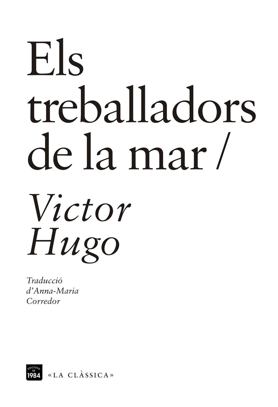 TREBALLADORS DE LA MAR, ELS | 9788416987115 | HUGO, VICTOR