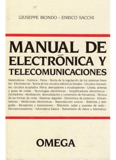 MANUAL DE ELECTRONICA Y TELECOMUNICACION | 9788428208345 | BIONDO / SACCHI