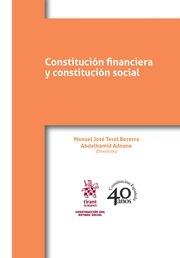 CONSTITUCIÓN FINANCIERA Y CONSTITUCIÓN SOCIAL | 9788491697329 | TEROL BECERRA, MANUEL JOSÉ