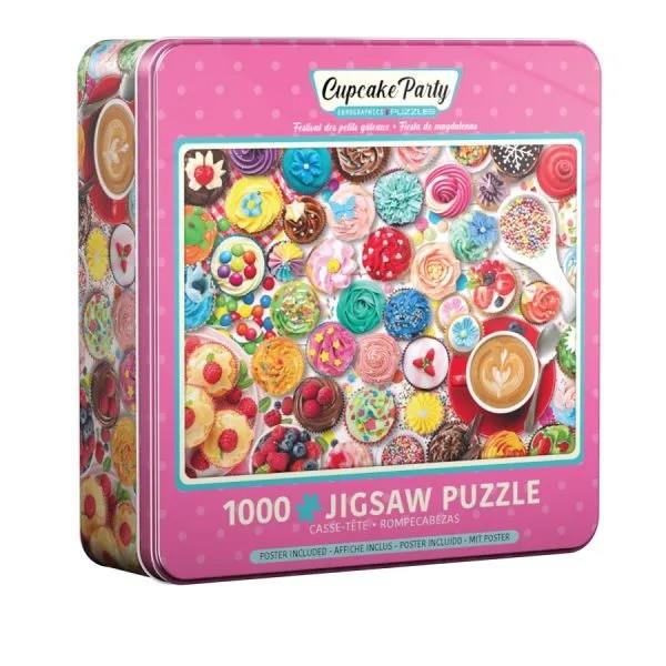 PUZZLE EUROGRAPHICS CUPCAKE PARTY LATA 1000 PIEZAS | 628136656047