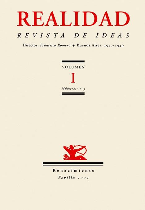 REALIDAD REVISTA DE IDEAS 1947-1949 | 9788484723042 | ROMERO, FRANCISCO