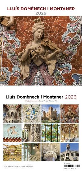 CALENDARI 2026 SOBRETAULA (14X15 CM) LLUÍS DOMENECH I MONTANER | 8424455260703
