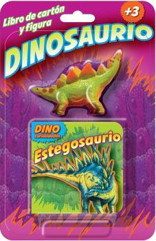 ESTEGOSAURIO LIBRO DE CARTON Y FIGURA DINOSAURIO | 9781642692785
