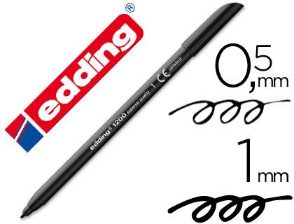 RETOLADOR EDDING 1200/1 NEGRE  | 4004764033218