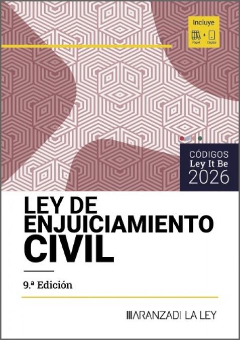 LEY DE ENJUICIAMIENTO CIVIL (9 EDICIÓN) (LEYITBE) | 9788410857650 | ARANZADI LA LEY