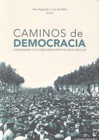 CAMINOS DE DEMOCRACIA | 9788490451885 | AGUADO, ANA / SANFELIU, LUZ