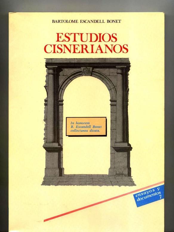 ESTUDIOS CISNERIANOS 7 | 9788486981167 | ESCANDELL BONET, BARTOLOMÉ