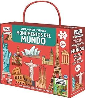 MONUMENTOS DEL MUNDO (PUZLE 100 PIEZAS + LIBRO) | 9788410443419