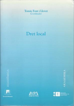 DRET LOCAL | 9788449010170 | FONT I LLOVET, TOMÀS