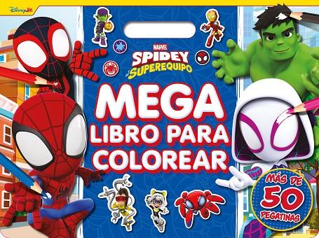 SPIDEY Y SU SUPEREQUIPO. MEGALIBRO PARA COLOREAR | 9788410362321 | MARVEL