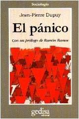 PÁNICO, EL | 9788474326949 | DUPUY, JEAN-PIERRE