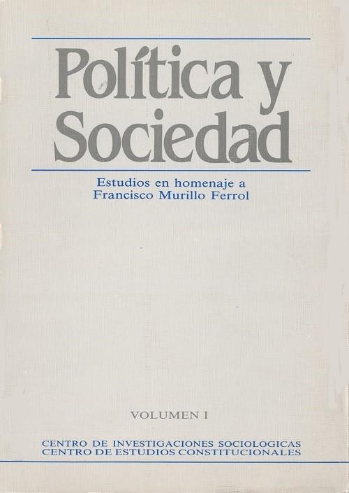 POLÍTICA Y SOCIEDAD 2 VOL. ( I Y II ) | 9788425907562 | VARIOS AUTORES