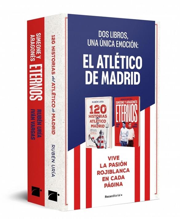 ATLÉTICO DE MADRID, EL (PACK: 120 HISTORIAS DEL ATLÉTICO DE MADRID | ETERNOS : SIMEONE Y ARAGONÉS) | 9791387629236 | URÍA (@RUBENURIA), RUBÉN/VARGAS, IVÁN