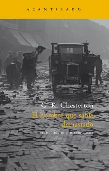 HOMBRE QUE SABIA DEMASIADO | 9788496489905 | CHESTERTON, G. K.