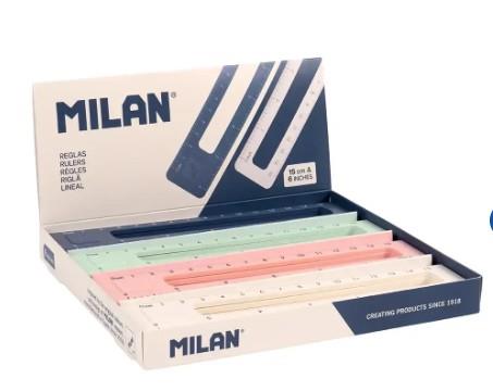 REGLA 15 CM MILAN VARIS COLORS | 8411574116714