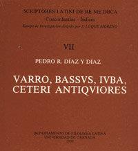 VARRO, BASSUS, LUBA, CETERI ANTIQUIORES. SCRIPTORES LATINI DE RE METRICA | 9788433812773 | DÍAZ Y DÍAZ, P. R.