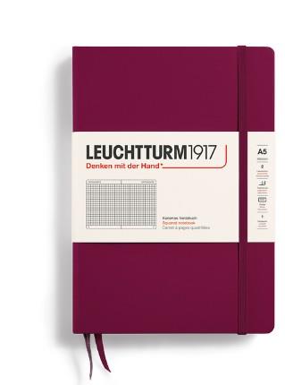 NOTEBOOK MEDIUM A5 T/D QUADRICULA PORT RED | 4004117551895