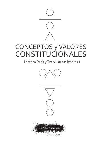 CONCEPTOS Y VALORES CONSTITUCIÓNALES | 9788416032952 | PEÑA, LORENZO