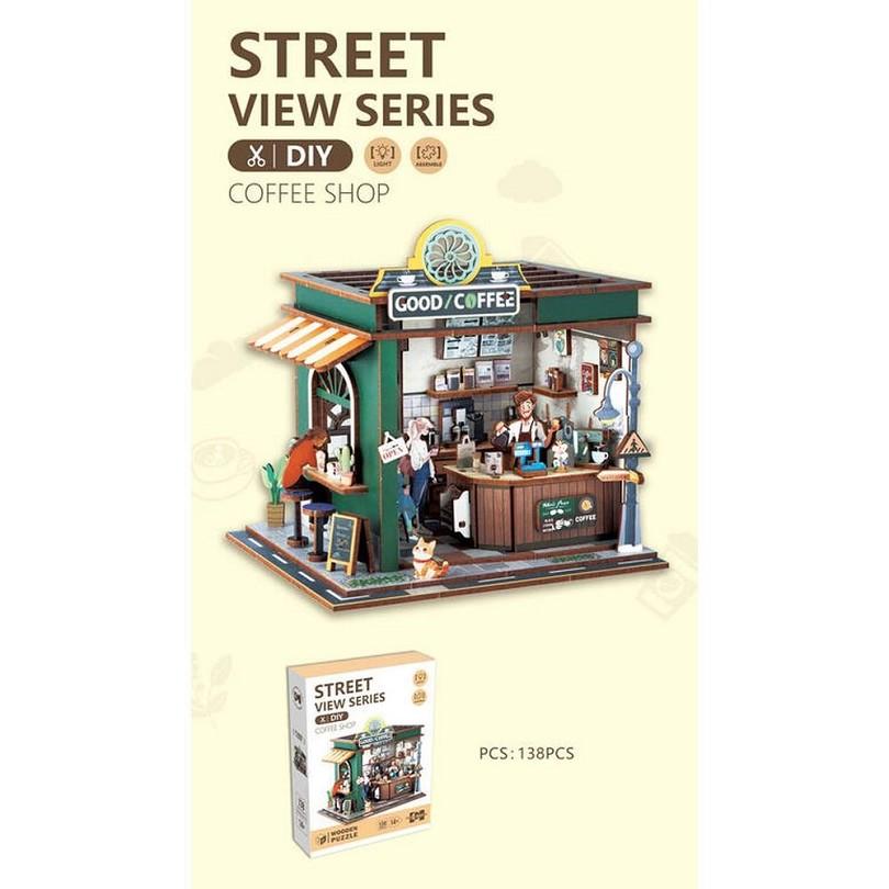 PUZZLE FUSTA 120 PCS. STREET COFEE | 8431234198096
