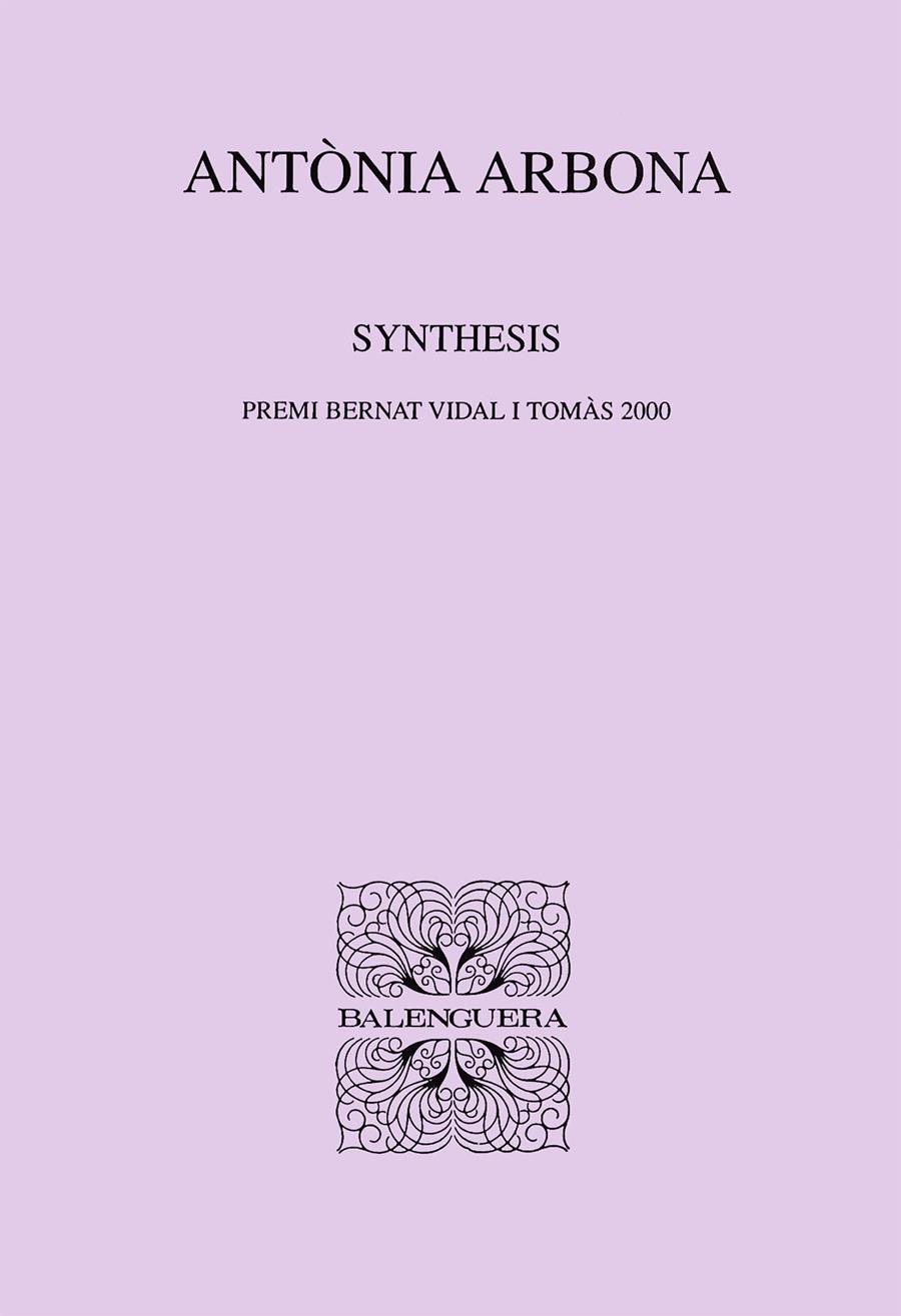SYNTHESIS | 9788427350939 | ARBONA SANTAMARIA, ANTONIA