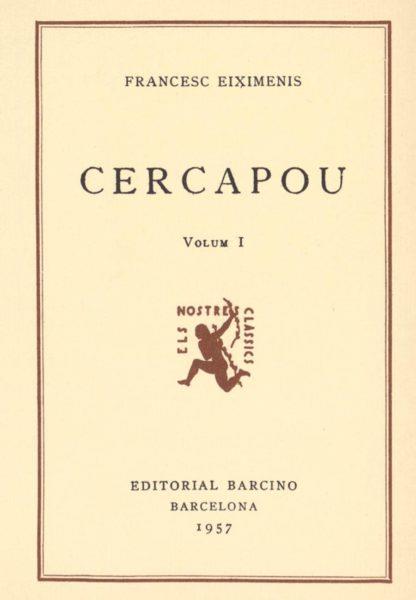 CERCAPOU I | 9788472261952 | EIXIMENIS, FRANCESC