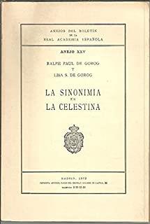 SINONIMIA EN LA CELESTINA, LA | 9788450200164 | DE GOROG, RALPH PAUL