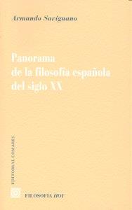 PANORAMA DE LA FILOSOFIA ESPAÑOLA EN EL SIGLO XX | 9788498363883 | SAVIGNANO, ARMANDO