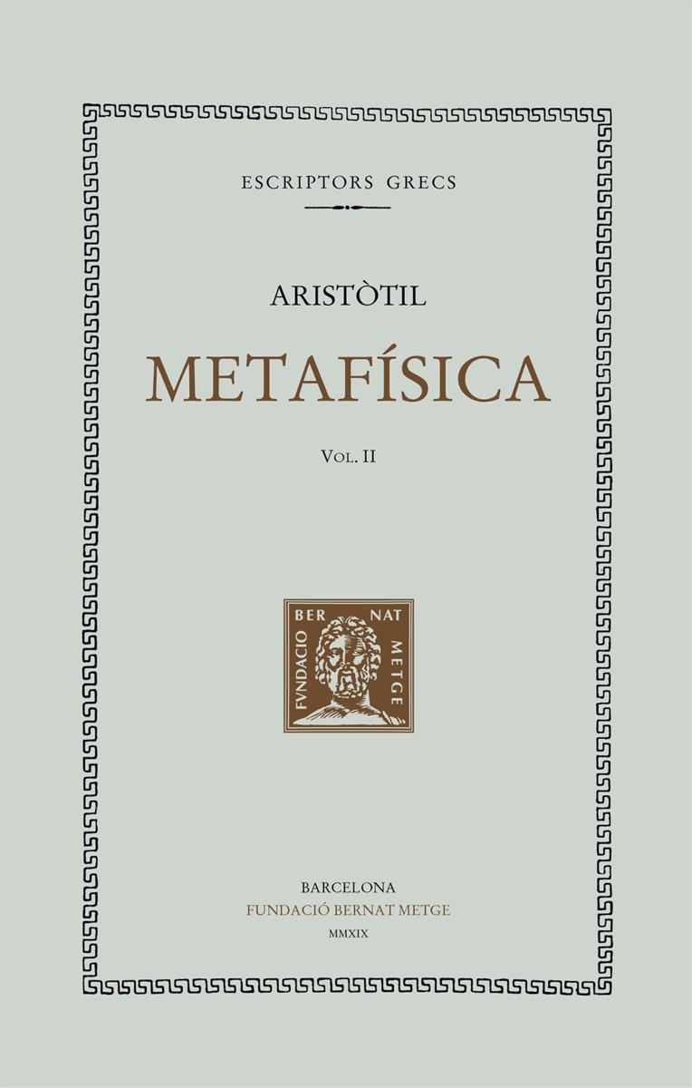METAFÍSICA, VOL II | 9788498593310 | ARISTOTIL