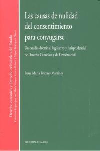 CAUSAS DE NULIDAD DEL CONSENTIMIENTO PARA CONJUGARSE, LAS | 9788498369243 | BRIONES MARTINEZ, IRENE