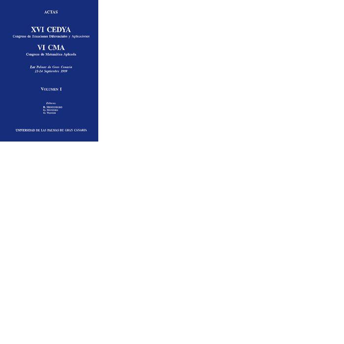 XVI CEDYA. CONGRESO DE ECUACIONES DIFERENCIALES Y APLICACIONES | 9788495286178 | MONTENEGRO, R. / MONTERO, G. / WINTER, G.