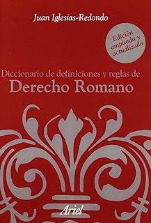 DICCIONARIO DE DEFINICIONES Y REGLAS DE DERECHO ROMANO | 9788434432505 | IGLESIAS-REDONDO, JUAN