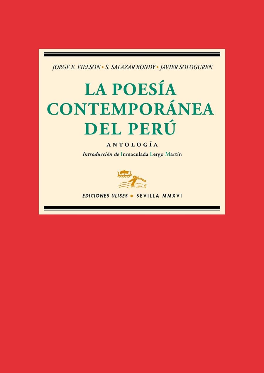 POESIA CONTEMPORANEA DEL PERU, LA | 9788416300440 | VARIOS AUTORES