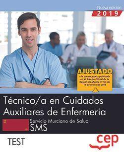 TÉCNICO/A EN CUIDADOS AUXILIARES DE ENFERMERÍA.  SERVICIO MURCIANO DE SALUD. SMS. TEST | 9788413101583 | AA.VV