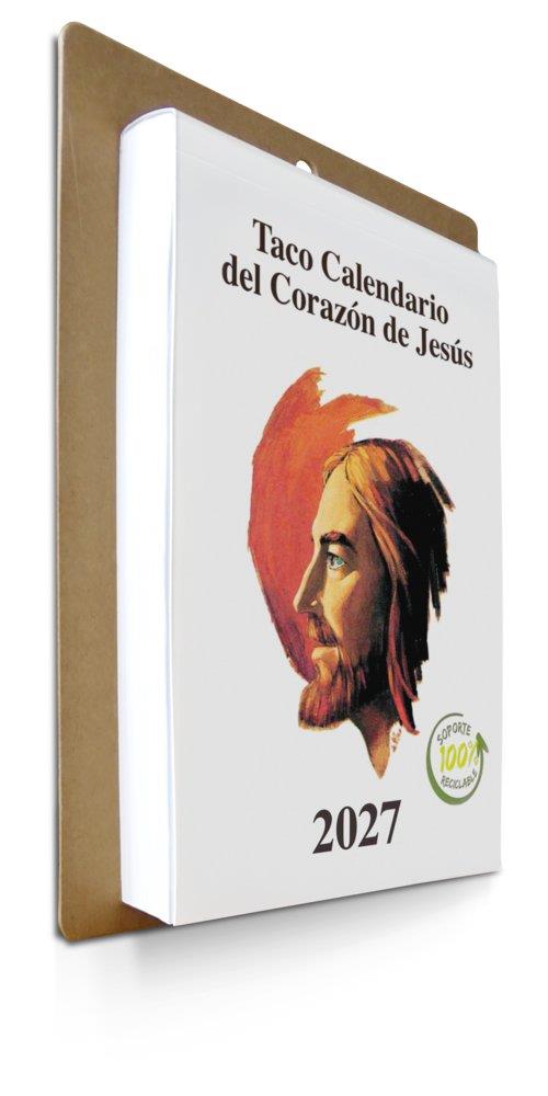 TACO CALENDARIO DEL CORAZÓN DE JESÚS - GIGANTE - 2027 | 9788427150645