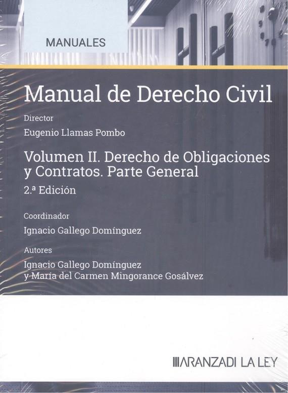 MANUAL DE DERECHO CIVIL II | 9788419905581 | MINGORANCE GOSÁLVEZ, CARMEN