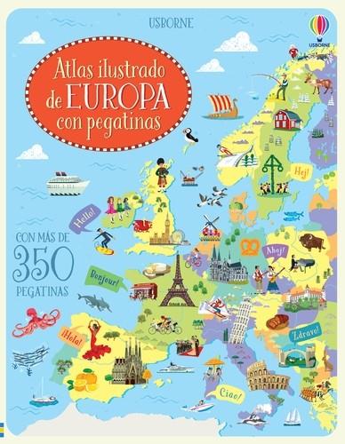 ATLAS DE EUROPA CON PEGATINAS | 9781474933124