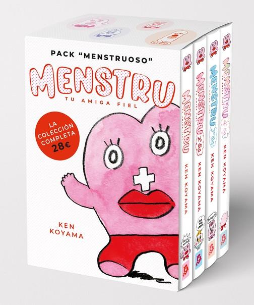 PACK MENSTRUOSO:  MENSTRU, TU AMIGA FIEL, VOL.1-4 | 9788418739415 | KOYAMA, KEN