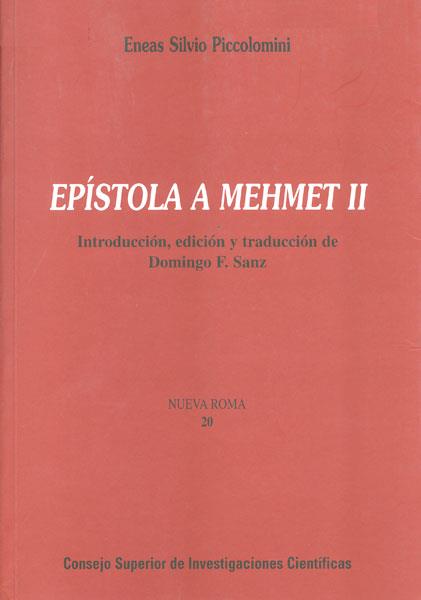 EPÍSTOLA A MEHMET II | 9788400082130 | PICCOLOMINI, ENEAS SILVIO