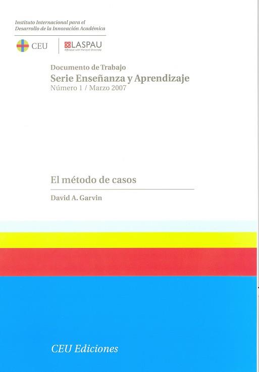 MÉTODO DE CASOS, EL | 9788496860032 | GARVIN, DAVID. A