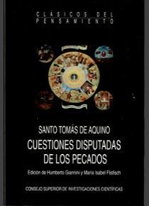 CUESTIONES DISPUTADAS DE LOS PECADOS | 9788400079130 | TOMÁS DE AQUINO