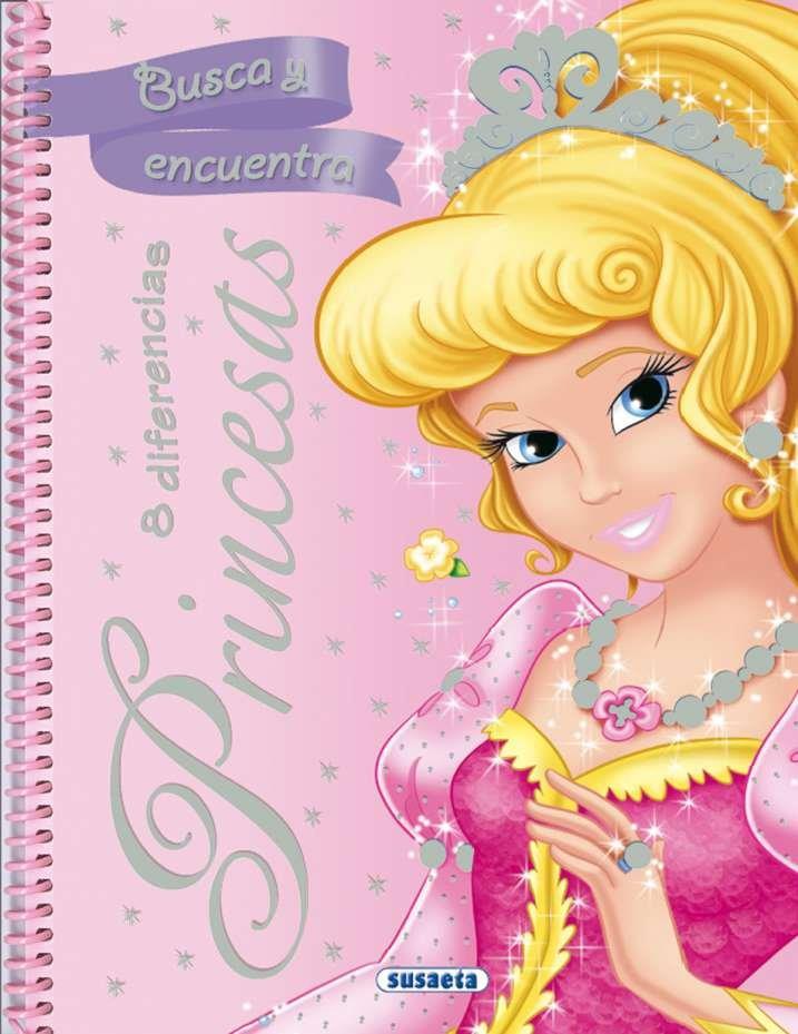 PRINCESAS 8 DIFERENCIAS BUSCA Y ENCUENTRA | 9788410844179