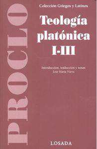 TEOLOGIA PLATONICA I-III | 9789500399128 | PROCLO