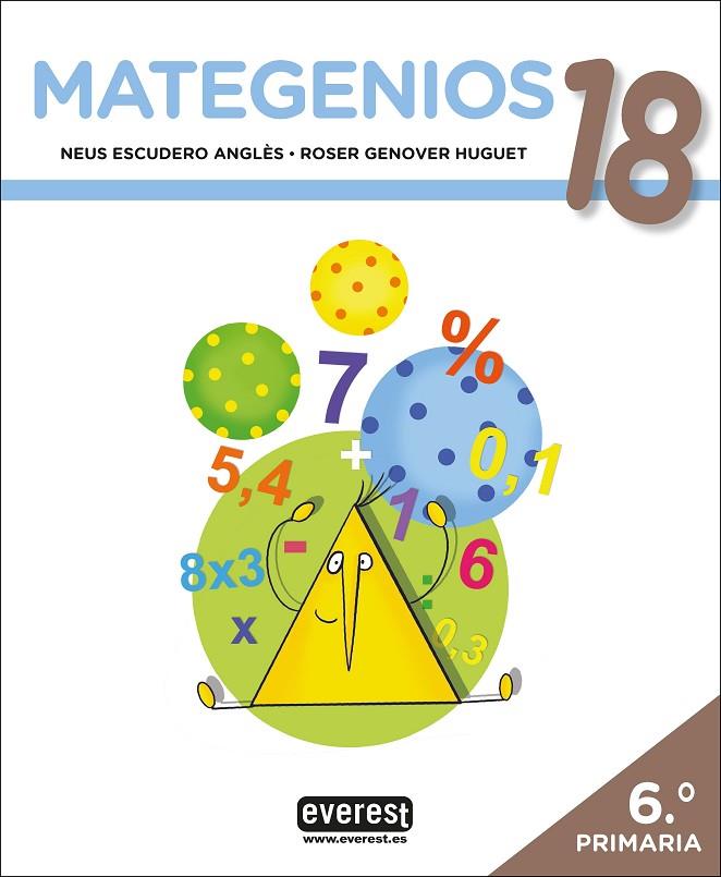 MATEGENIOS 18 | 9788413660134 | ESCUDERO ANGLÔS, NEUS / GENOVER HUGUET, R.