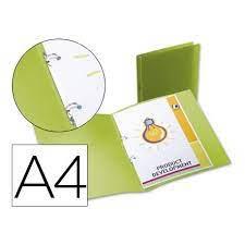 CARPETA A4 PLASTIC 2 ANELLES VERDA | 4710581490737