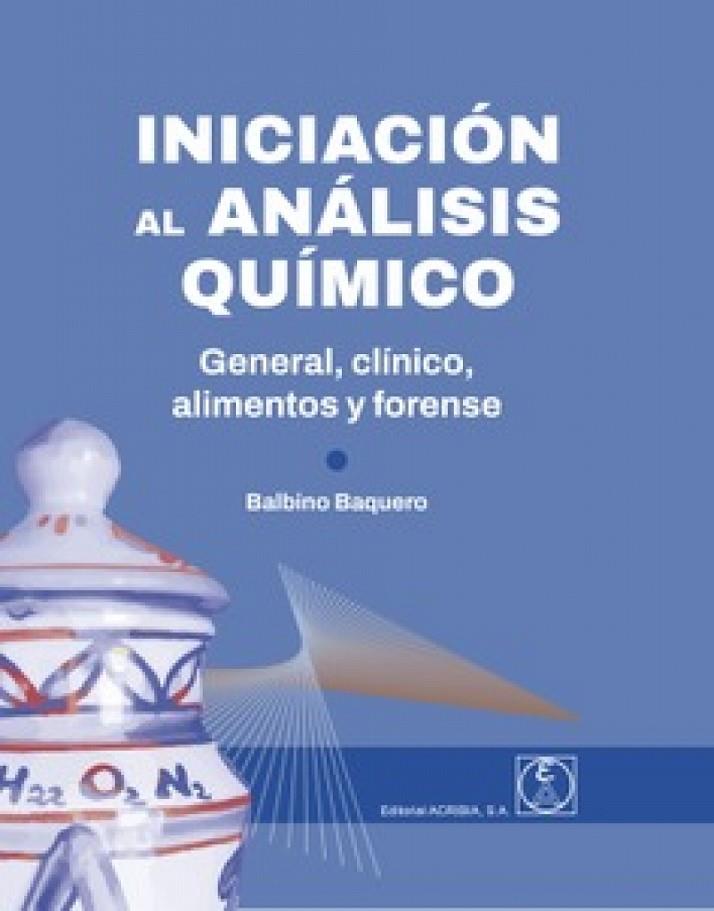 INICIACIÓN AL ANALISIS QUIMICO | 9788420013169 | BAQUERO, BALBINO