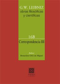 CORRESPONDENCIA III (VOLUMEN 16B) | 9788498368604 | ORIO DE MIGUEL, BERNARDINO