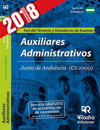 AUXILIARES ADMINISTRATIVOS DE LA JUNTA DE ANDALUCÍA (C2.1000). TEST DEL TEMARIO Y SIMULACROS DE EXAM | 9788417287160 | VARIOS AUTORES